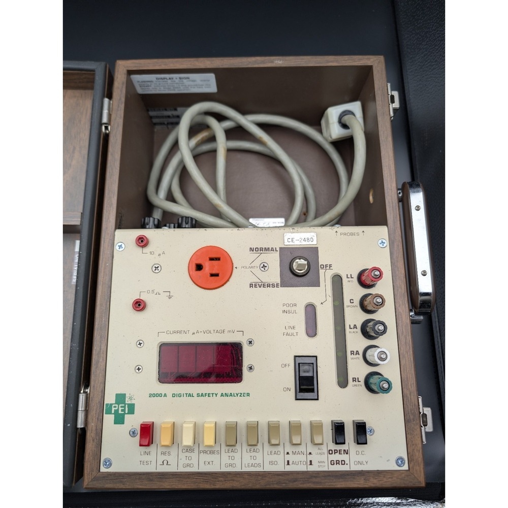 Dynatech Nevada PEI 2000A Digital Safety‎ Analyzer With Case